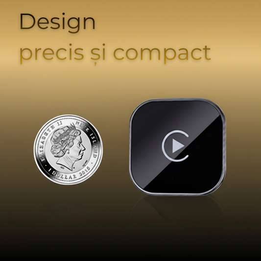 Adaptor Wireless CarPlay & Android Auto 2-în-1 – Conectare Rapidă și Plug & Play pentru iPhone