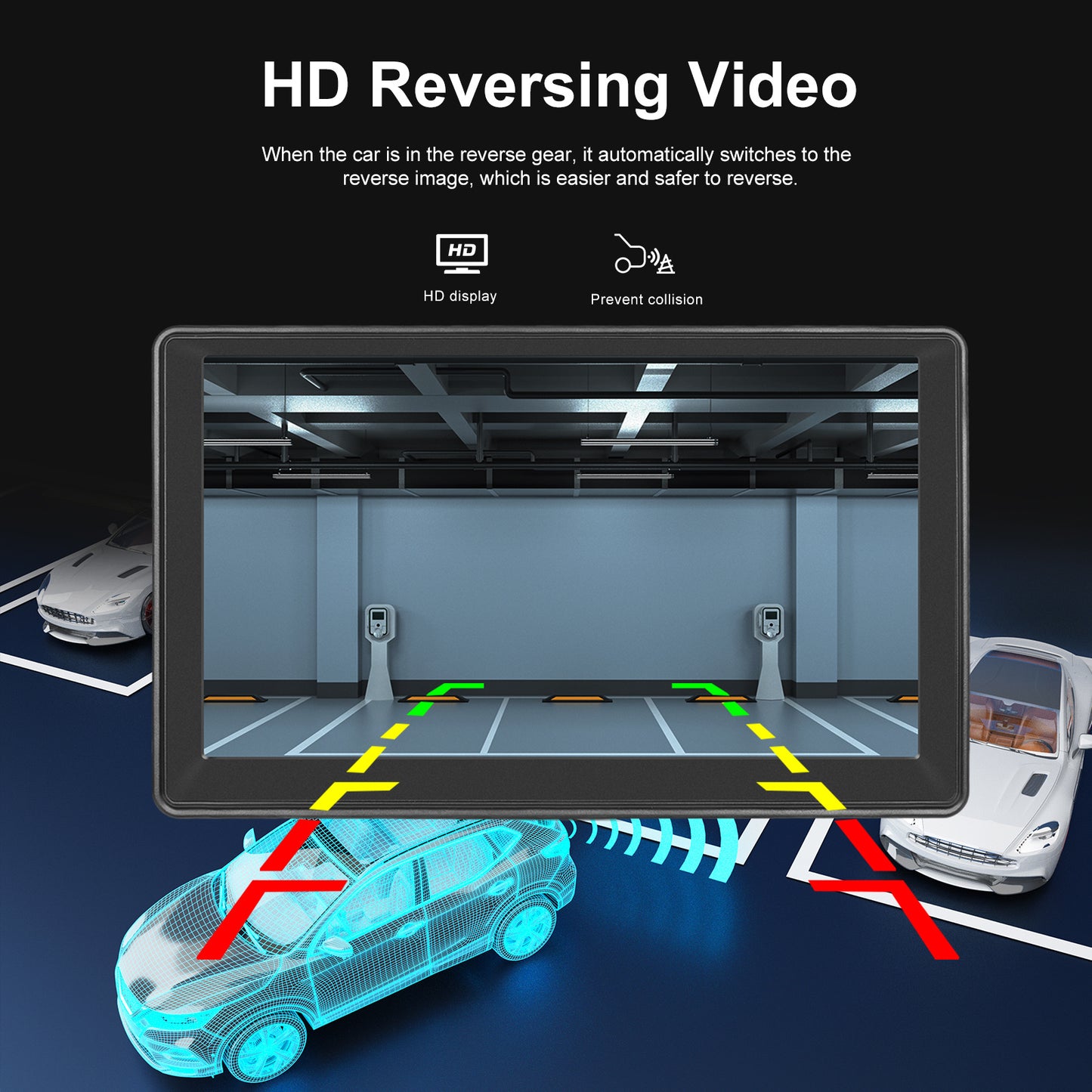 Sistem Auto Multimedia 7” cu CarPlay & Android Auto Wireless – Cameră Spate, AirPlay, FM și Control Vocal